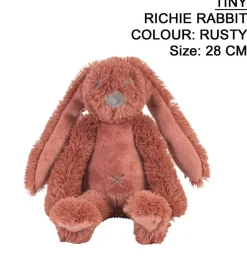 Glückliches Pferd winziger rostiger Hase Richie