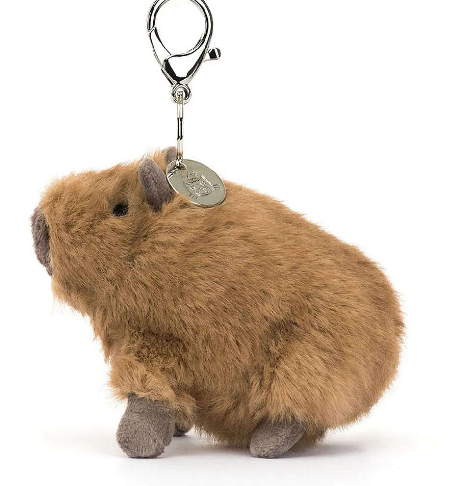 Jellycat Clyde Capybara Taschenanhänger / Anhänger / Schlüsselanhänger / Taschenanhänger