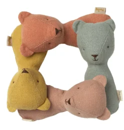 Maileg Teddybärrassel / Altrosa