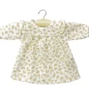 Minikane Gordi-Kleid / Robe Mélodie aus Crépon Féline mit Lurex-Paspelierung
