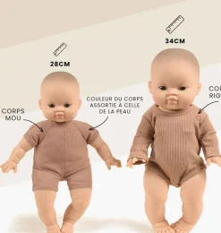 Minikane Kollektion Babys / Body Fleurs d'Hiver