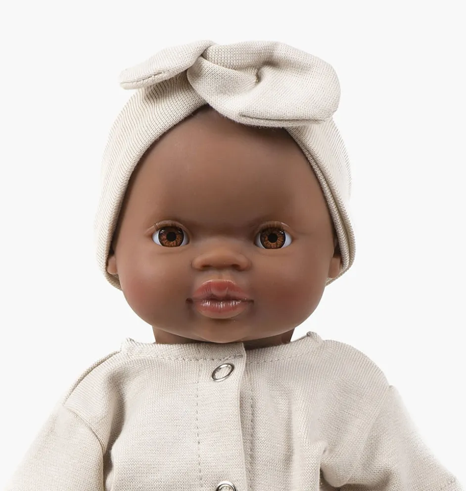 Paola Reina Babypuppe braunes Mädchen 34 cm